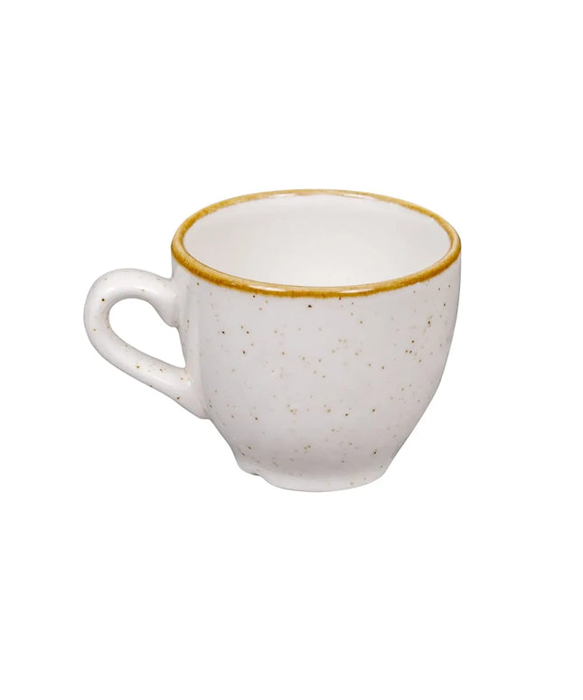 Tách Espresso Stonecast Churchill SWHSCEB91 100 ml - Gốm Trắng Barley White