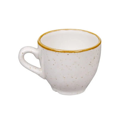 Tách Espresso Stonecast Churchill SWHSCEB91 100 ml - Gốm Trắng Barley White