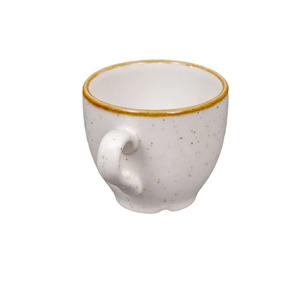 Tách Espresso Stonecast Churchill SWHSCEB91 100 ml - Gốm Trắng Barley White