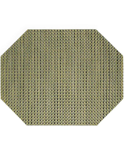 Tấm Lót Bàn Chữ Nhật Front Of The House XPM052GOV83 Màu Vàng Gold 35.6 x 27.9 cm Vinyl Dệt Metroweave®