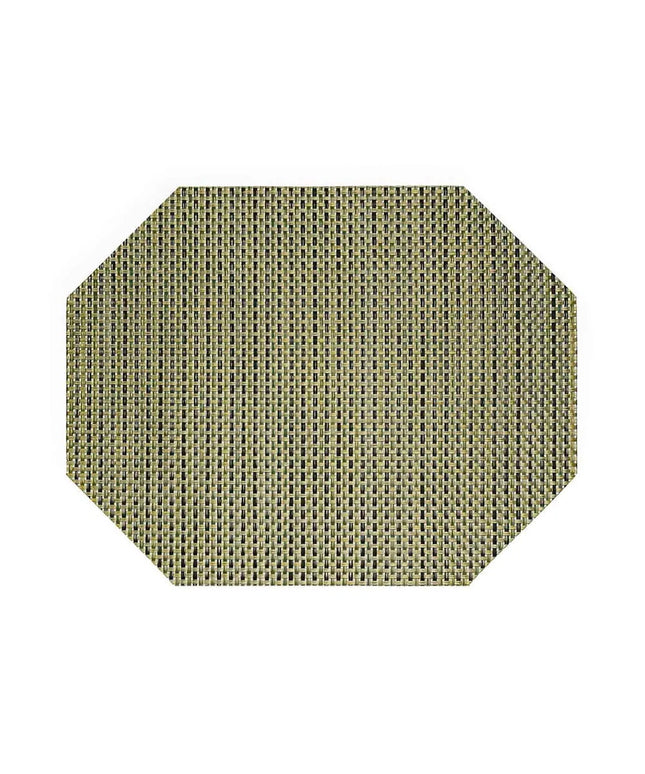 Tấm Lót Bàn Chữ Nhật Front Of The House XPM052GOV83 Màu Vàng Gold 35.6 x 27.9 cm Vinyl Dệt Metroweave®