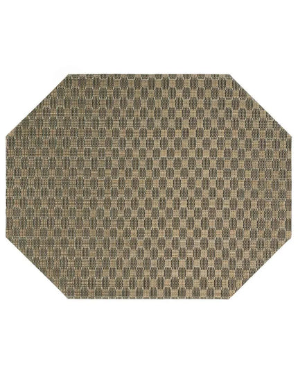 Tấm Lót Bàn Chữ Nhật Front Of The House XPM084GOV83 Màu Đồng Nâu 35.6 x 27.9 cm Vinyl Dệt Metroweave®