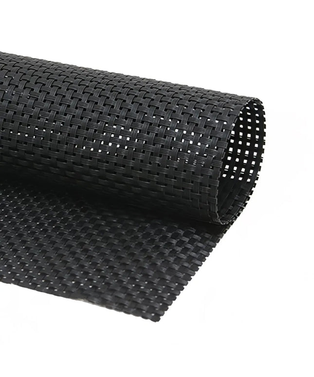 Tấm Lót Bàn Chữ Nhật Front Of The House XPM085BKV83 Màu Đen 40.6 x 30.5 cm Vinyl Dệt Metroweave®