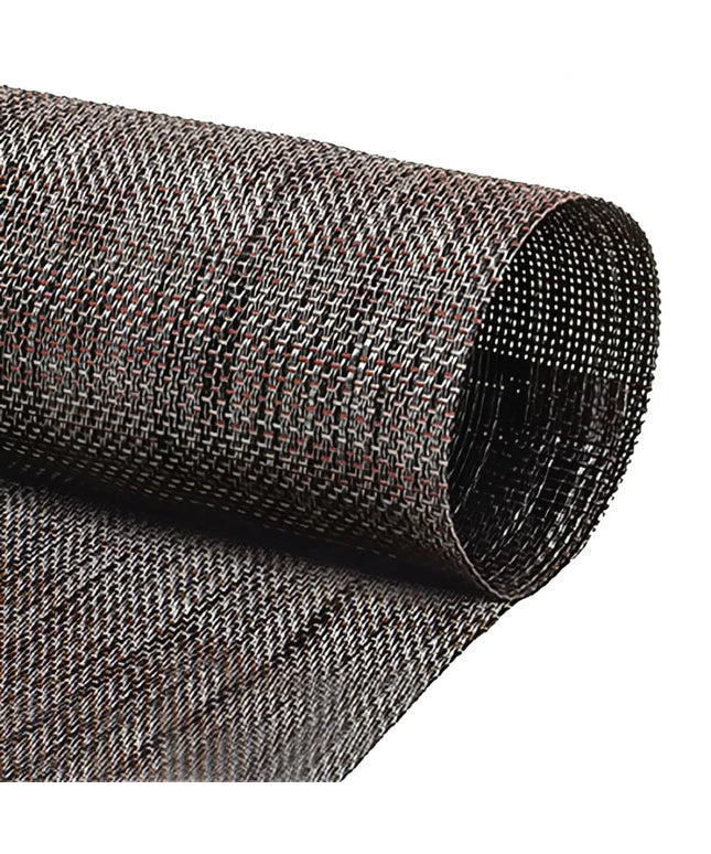 Tấm Lót Bàn Chữ Nhật Front of the House XPM093GYV83 Màu Xám Đậm 40.6 x 30.5 cm, Vinyl Dệt Metroweave®