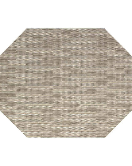 Tấm Lót Bàn Chữ Nhật Màu Be Đậm Front of the House XPM027TAV83 35.6 x 27.9 cm, Vinyl Dệt, Metroweave®