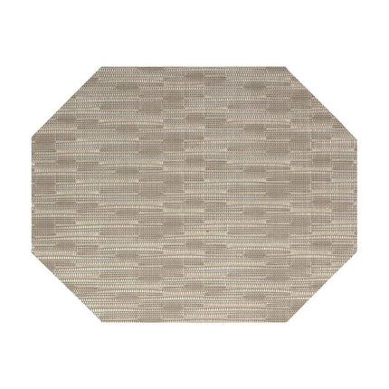 Tấm Lót Bàn Chữ Nhật Màu Be Đậm Front of the House XPM027TAV83 35.6 x 27.9 cm, Vinyl Dệt, Metroweave®