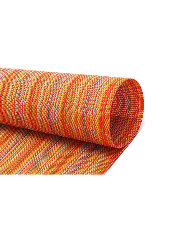 Tấm Lót Bàn Chữ Nhật Màu Cam Front of the House RTL020ORV83 46.4 x 30.5 cm, Vinyl Dệt, Metroweave®