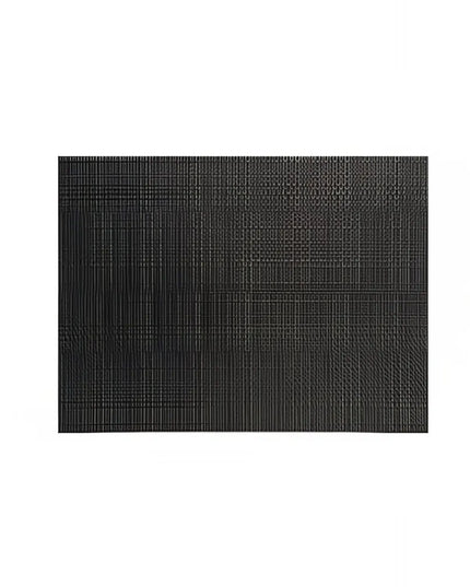Tấm Lót Bàn Chữ Nhật Màu Đen Front of the House XPM118BKV83 40.6 x 30.5 cm, Nhựa Vinyl Dệt Metroweave®