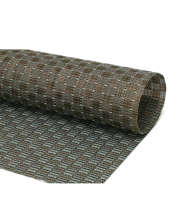 Tấm Lót Bàn Chữ Nhật Màu Đồng Nâu Front of the House RTL016COV83 44.5 x 29.8 cm, Vinyl Dệt, Metroweave®