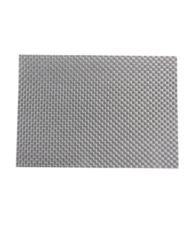 Tấm Lót Bàn Chữ Nhật Màu Xám Sắt Risch GA-9001 40.6 x 30.5 cm, Vinyl Dệt