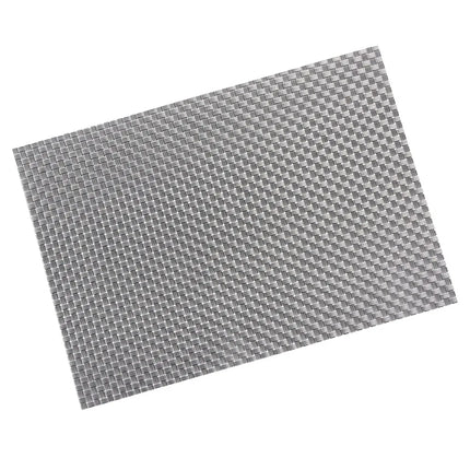 Tấm Lót Bàn Chữ Nhật Màu Xám Sắt Risch GA-9001 40.6 x 30.5 cm, Vinyl Dệt