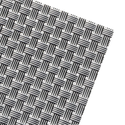 Tấm Lót Bàn Chữ Nhật Màu Xám Sắt Risch GA-9001 40.6 x 30.5 cm, Vinyl Dệt