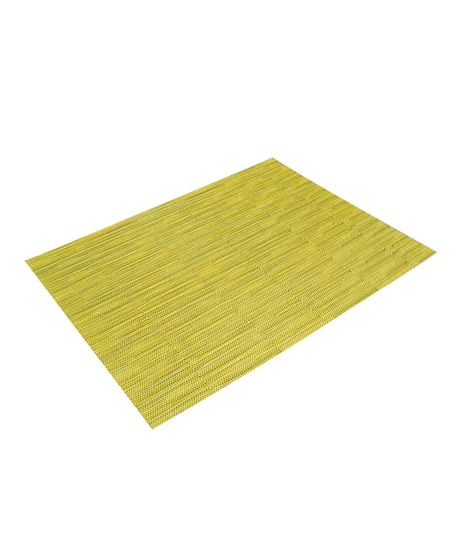 Tấm Lót Bàn Chữ Nhật Màu Xanh Lá Lime Risch GA-7003 40.6 x 30.5 cm, Vinyl Dệt