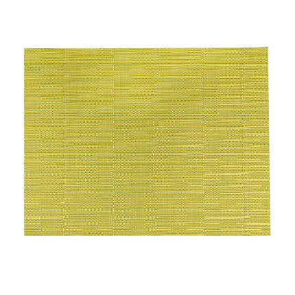 Tấm Lót Bàn Chữ Nhật Màu Xanh Lá Lime Risch GA-7003 40.6 x 30.5 cm, Vinyl Dệt