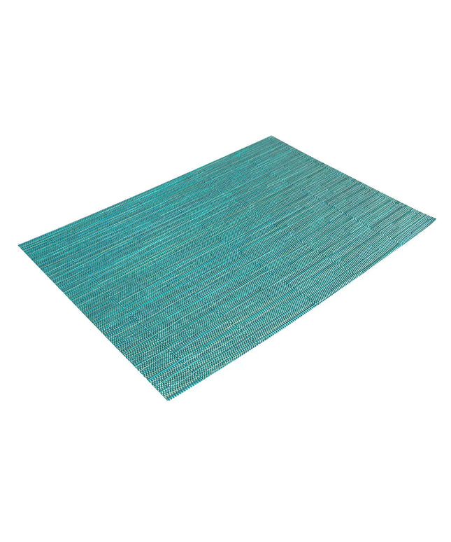 Tấm Lót Bàn Chữ Nhật Màu Xanh Ngọc Aqua Risch GA-7002 40.6 x 30.5 cm, Vinyl Dệt