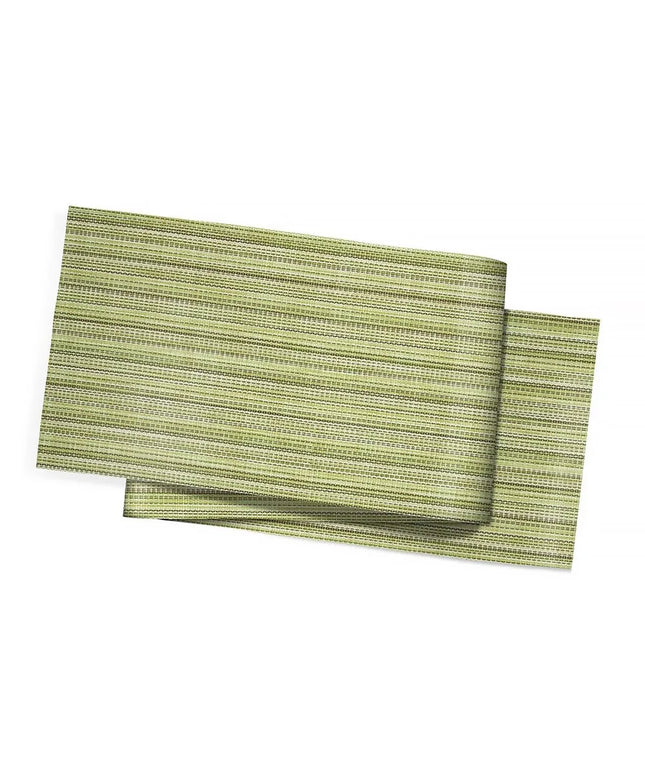 Tấm Lót Bàn Dài Front of the House XRU008GRV80 Màu Xanh Lá 182.9 x 35.6 cm, Vinyl Dệt Metroweave®