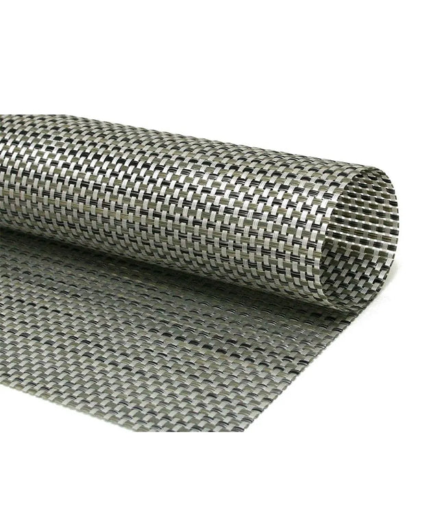 Tấm Lót Bàn Hình Chữ Nhật Front of the House RTL004SIV83 Màu Bạc 61 x 41.3 cm, Vinyl Dệt, Metroweave®