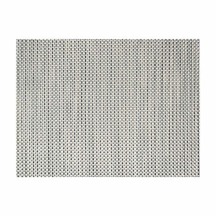 Tấm Lót Bàn Hình Chữ Nhật Front of the House RTL004SIV83 Màu Bạc 61 x 41.3 cm, Vinyl Dệt, Metroweave®