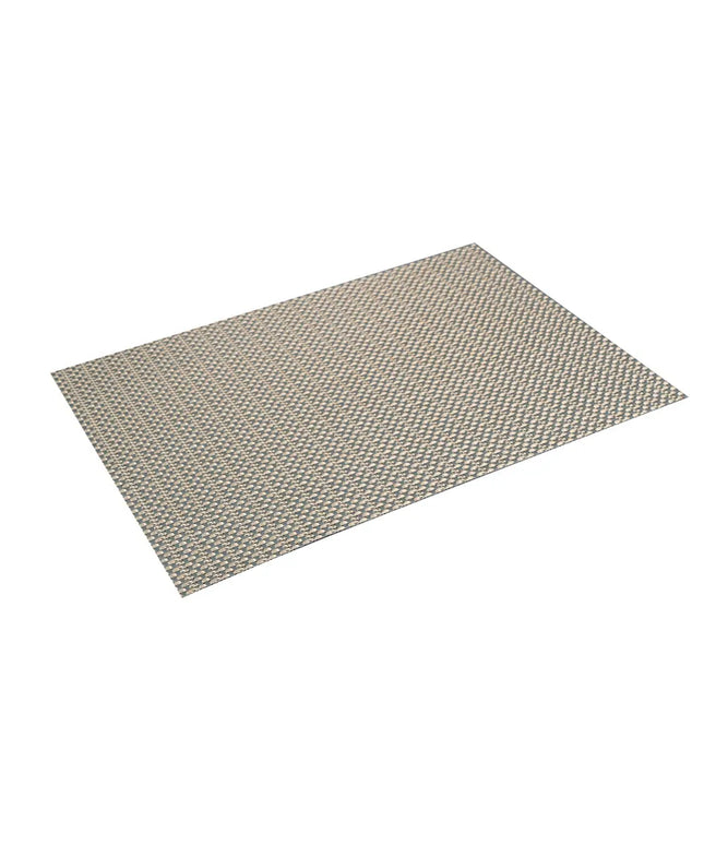 Tấm Lót Bàn Hình Chữ Nhật Risch GA-2004 Màu Taupe Ánh Kim 40.6 x 30.5 cm, Vinyl Dệt