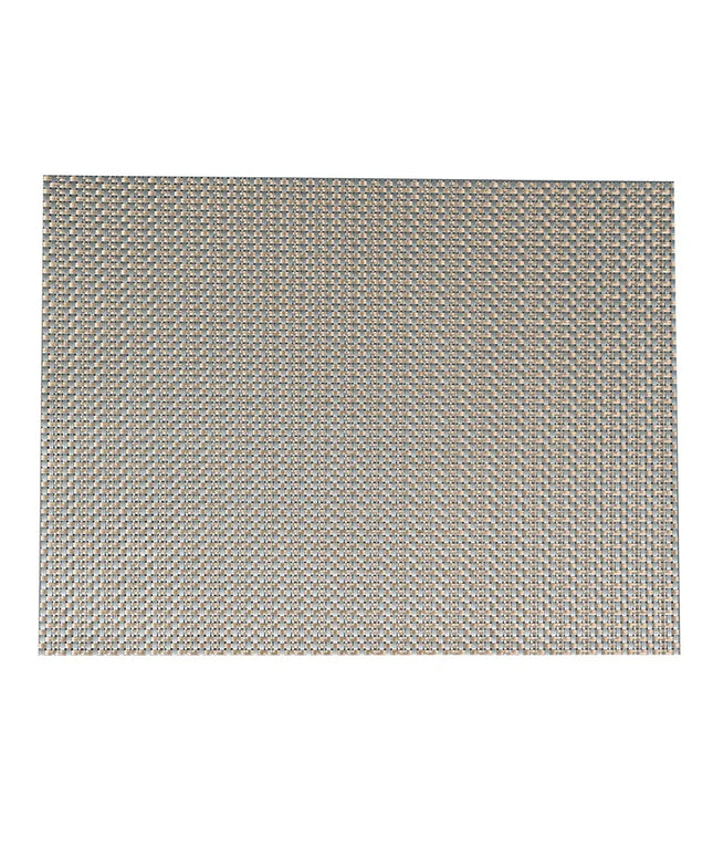 Tấm Lót Bàn Hình Chữ Nhật Risch GA-2004 Màu Taupe Ánh Kim 40.6 x 30.5 cm, Vinyl Dệt