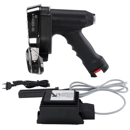 TANDIR® | Commercial Electric Kebab Knife / Slicer II – Ø120 mm – 2 Blades & Sharpening Stone – Ceramic Housing – 15V Power Supply & Fuses Included