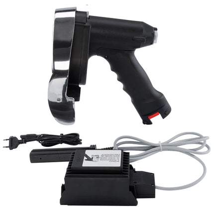 TANDIR® | Commercial Electric Kebab Knife / Slicer II 140 – Ø140 mm – incl. 15V PSU (2m) & 2×6.3A fuses & Sharpening Stone