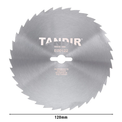 TANDIR | Kebab/Doner Slicer Blade – Ø120 mm – Serrated Edge – Stainless Steel – Made in Europe