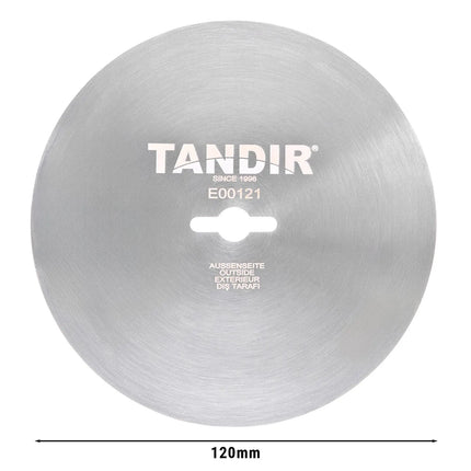 TANDIR | Kebab/Doner Slicer Blade – Ø120 mm – Smooth Edge – Stainless Steel – Made in Europe