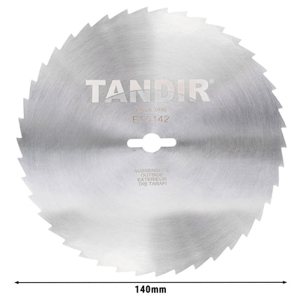 TANDIR | Kebab/Doner Slicer Blade – Ø140 mm – Serrated Edge – Stainless Steel – Made in Europe