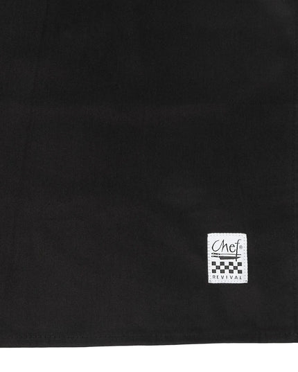 Tạp Dề Bistro Chef Revival 607BA-BK 76 x 84 cm Poly-Cotton Đen