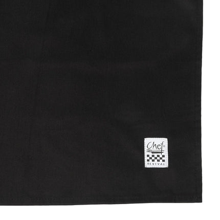 Tạp Dề Bistro Chef Revival 607BA-BK 76 x 84 cm Poly-Cotton Đen