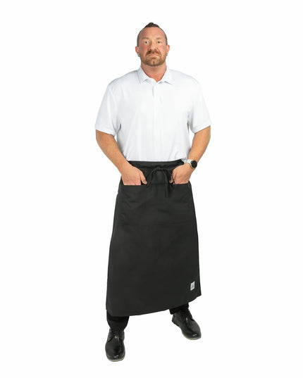 Tạp Dề Bistro Chef Revival 607BA2-BK 86 x 71 cm Poly-Cotton Đen