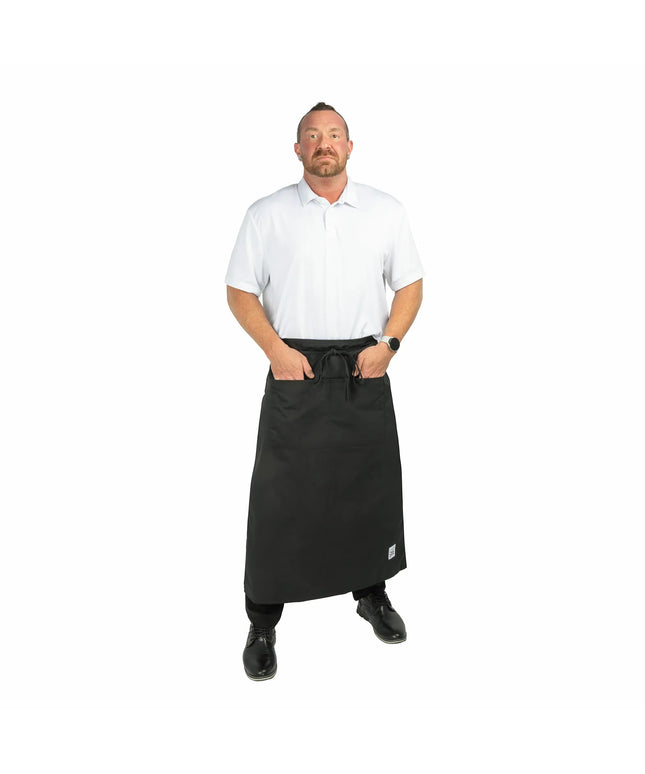 Tạp Dề Bistro Chef Revival 607BA2-BK 86 x 71 cm Poly-Cotton Đen