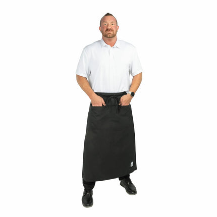 Tạp Dề Bistro Chef Revival 607BA2-BK 86 x 71 cm Poly-Cotton Đen
