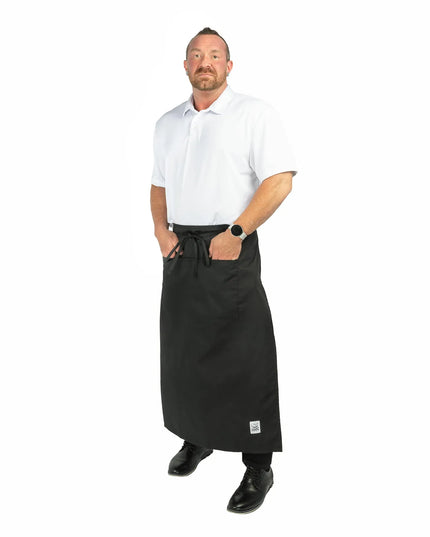 Tạp Dề Bistro Chef Revival 607BA2-BK 86 x 71 cm Poly-Cotton Đen