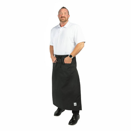 Tạp Dề Bistro Chef Revival 607BA2-BK 86 x 71 cm Poly-Cotton Đen