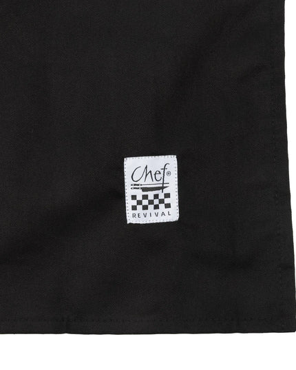 Tạp Dề Bistro Chef Revival 607BA2-BK 86 x 71 cm Poly-Cotton Đen