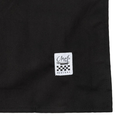 Tạp Dề Bistro Chef Revival 607BA2-BK 86 x 71 cm Poly-Cotton Đen