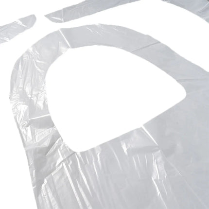 Tạp Dề Dùng Một Lần LK Packaging AP8F2846 71 x 117 cm Poly Nổi Vân Trắng