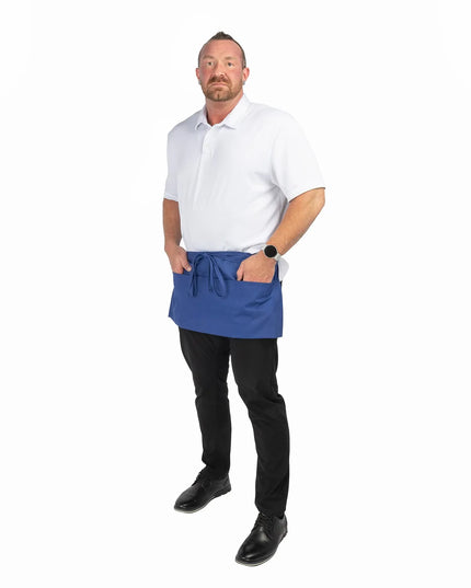 Tạp Dề Ngang Lưng Chef Revival 605WAFH-RB 30.5 x 61 cm, Poly-Cotton, Xanh Royal