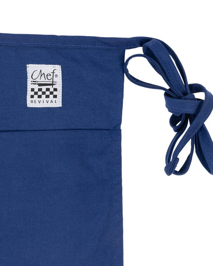 Tạp Dề Ngang Lưng Chef Revival 605WAFH-RB 30.5 x 61 cm, Poly-Cotton, Xanh Royal