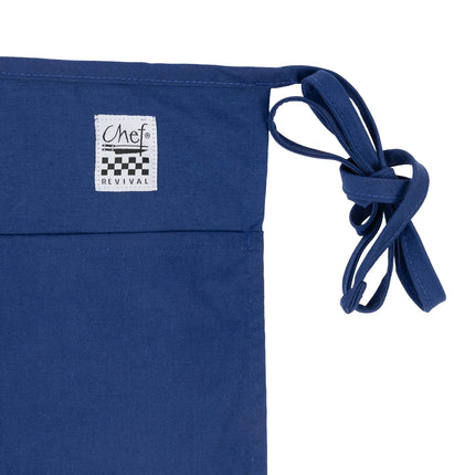 Tạp Dề Ngang Lưng Chef Revival 605WAFH-RB 30.5 x 61 cm, Poly-Cotton, Xanh Royal