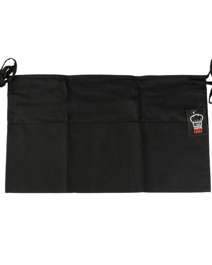 Tạp Dề Ngang Lưng Winco WA-1221 55.2 x 31.8 cm, Poly-Cotton, Đen