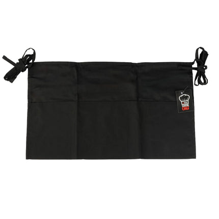 Tạp Dề Ngang Lưng Winco WA-1221 55.2 x 31.8 cm, Poly-Cotton, Đen