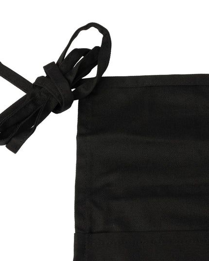Tạp Dề Ngang Lưng Winco WA-1221 55.2 x 31.8 cm, Poly-Cotton, Đen