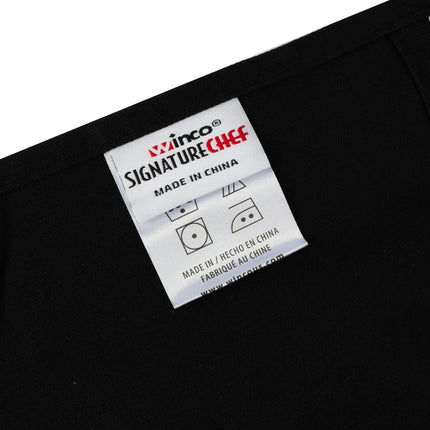 Tạp Dề Ngang Lưng Winco WA-1221 55.2 x 31.8 cm, Poly-Cotton, Đen