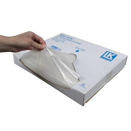 Tạp Dề Nilon Dùng Một Lần LK Packaging AP10F2846N 71.1 x 116.8 cm, Trong Suốt