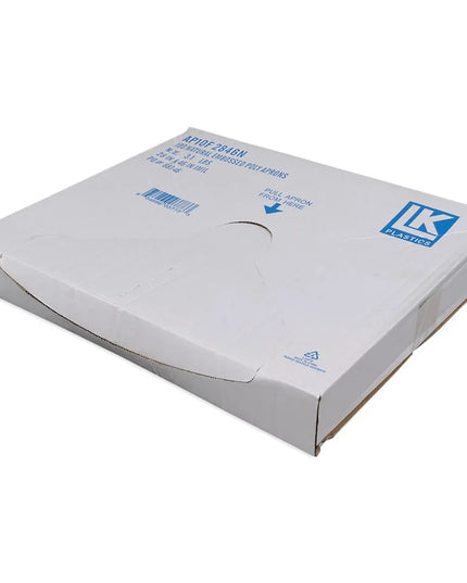 Tạp Dề Nilon Dùng Một Lần LK Packaging AP10F2846N 71.1 x 116.8 cm, Trong Suốt