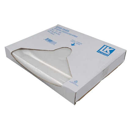 Tạp Dề Nilon Dùng Một Lần LK Packaging AP10F2846N 71.1 x 116.8 cm, Trong Suốt