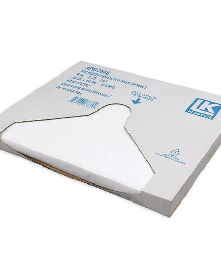 Tạp Dề Nilon Dùng Một Lần LK Packaging AP12F2846 71.1 x 116.8 cm, Trong Suốt
